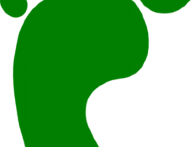Green Clipart Foot - Green Clipart Foot (640x480)