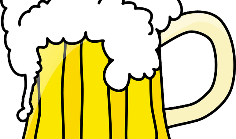 Clipart Wave Curl - Beer Mug Clip Art Transparent (772x456)