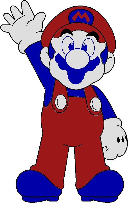 Dk Mario By Darkiggykoopa - Super Mario Bros Mario Nes Png (507x806)