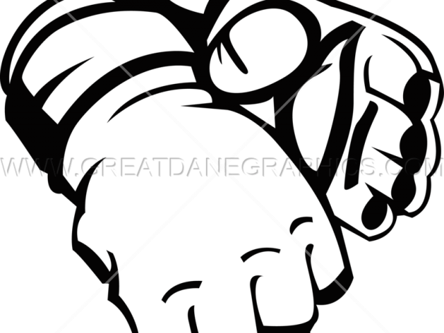 Gloves Clipart Ufc Glove - Mma Gloves Drawing (640x480)