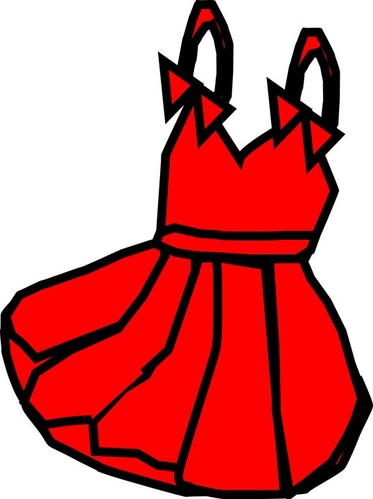 Dress Clipart Cute Dress - Red Dress Clip Art - (538x720) Png Clipart Download Dress Clipart Cute Dress - Red Dress Clip Art - (538x720) Png Clipart Download