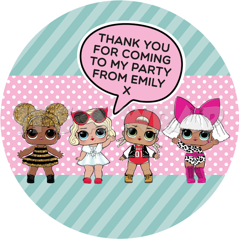 Lol Surprise Sweet Cone Stickers - Lol Surprise (870x870)