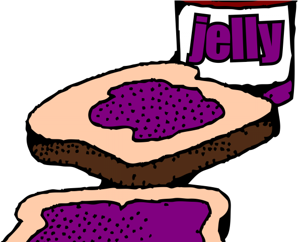 Jelly Clipart Pb&j - Jelly Sandwich Clip Art (640x480)