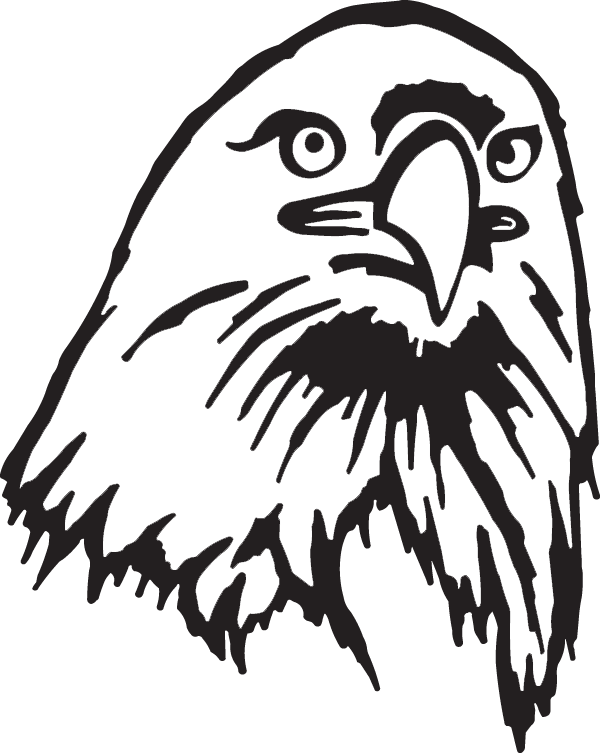 Eagle Head Decal - Hawk (600x753)