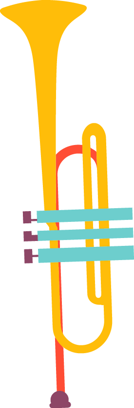 Free Online Horn Suona Number Music Vector For Design - Free Online Horn Suona Number Music Vector For Design (275x833)