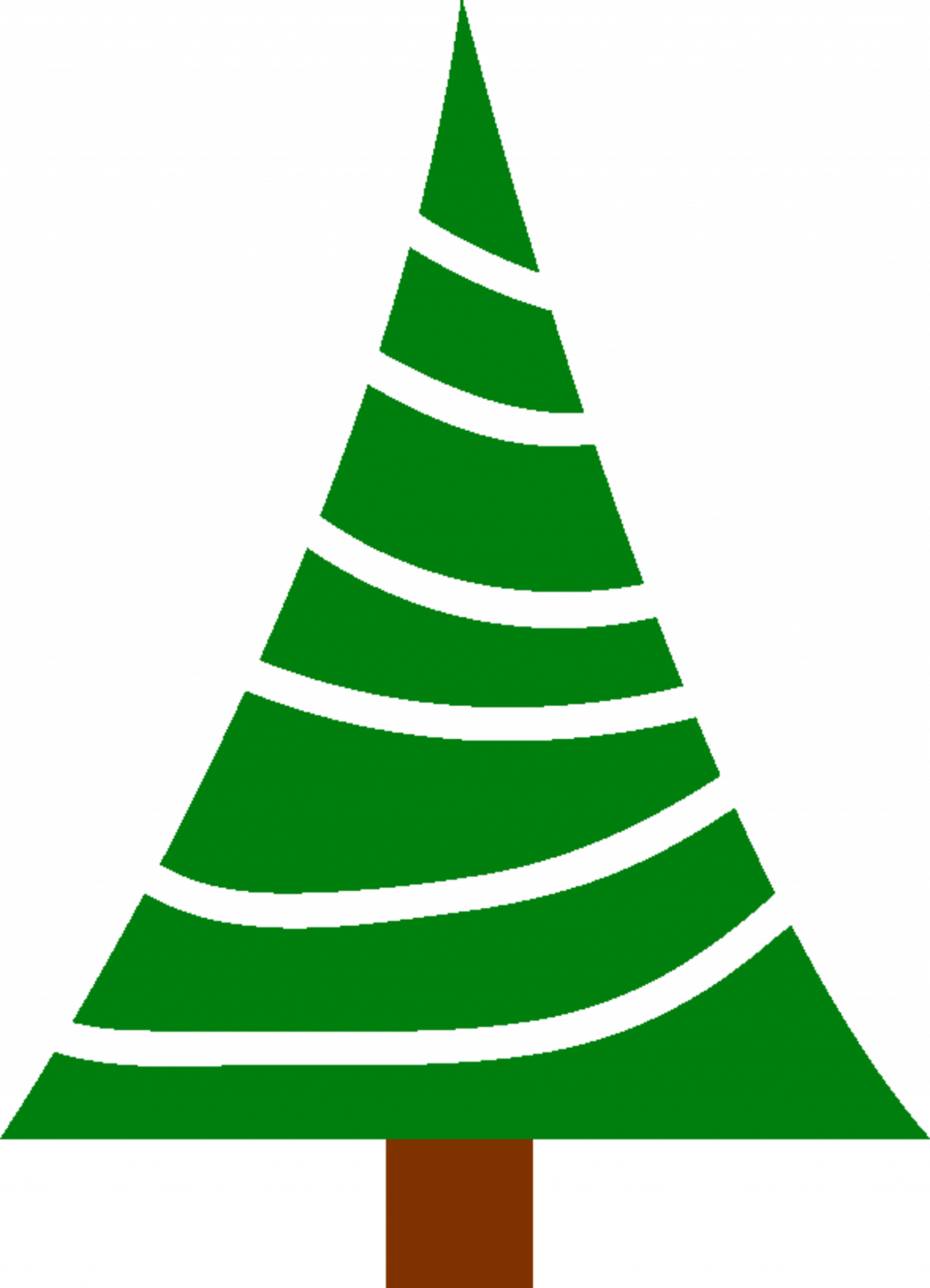 Speechessimple Large Size Of Christmas Tree - Simple Christmas Tree Clipart (1024x1417)