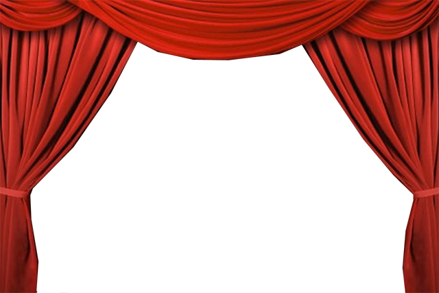 Theatre Curtains Clipart Window Theater Drapes And - Clip Art Theater Curtains (640x427)