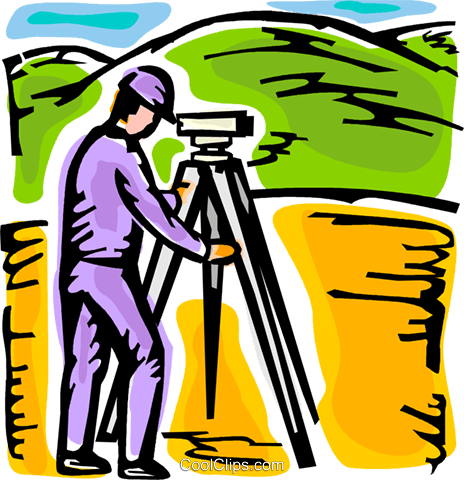 Surveyors Royalty Free Vector Clip Art Illustration - Surveyors Royalty Free Vector Clip Art Illustration (464x480)