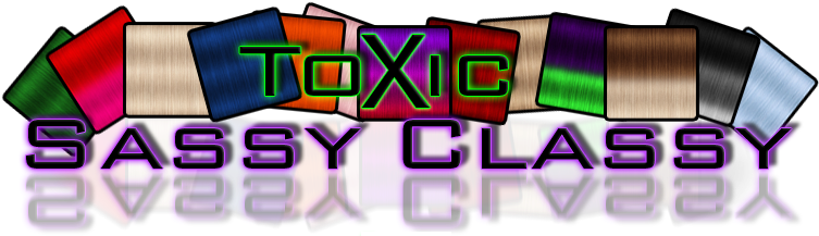 Toxic Sassy Classy - Graphic Design (800x244)