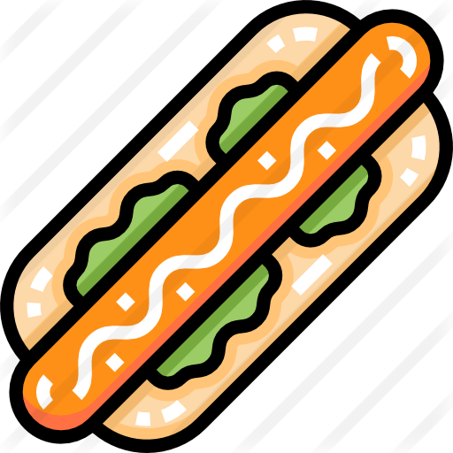 Hot Dog Free Icon - Hot Dog Free Icon (512x512)