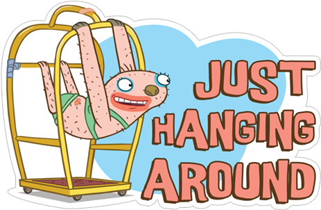 Viber Sticker «almost Naked Animals» - Cartoon (490x317)