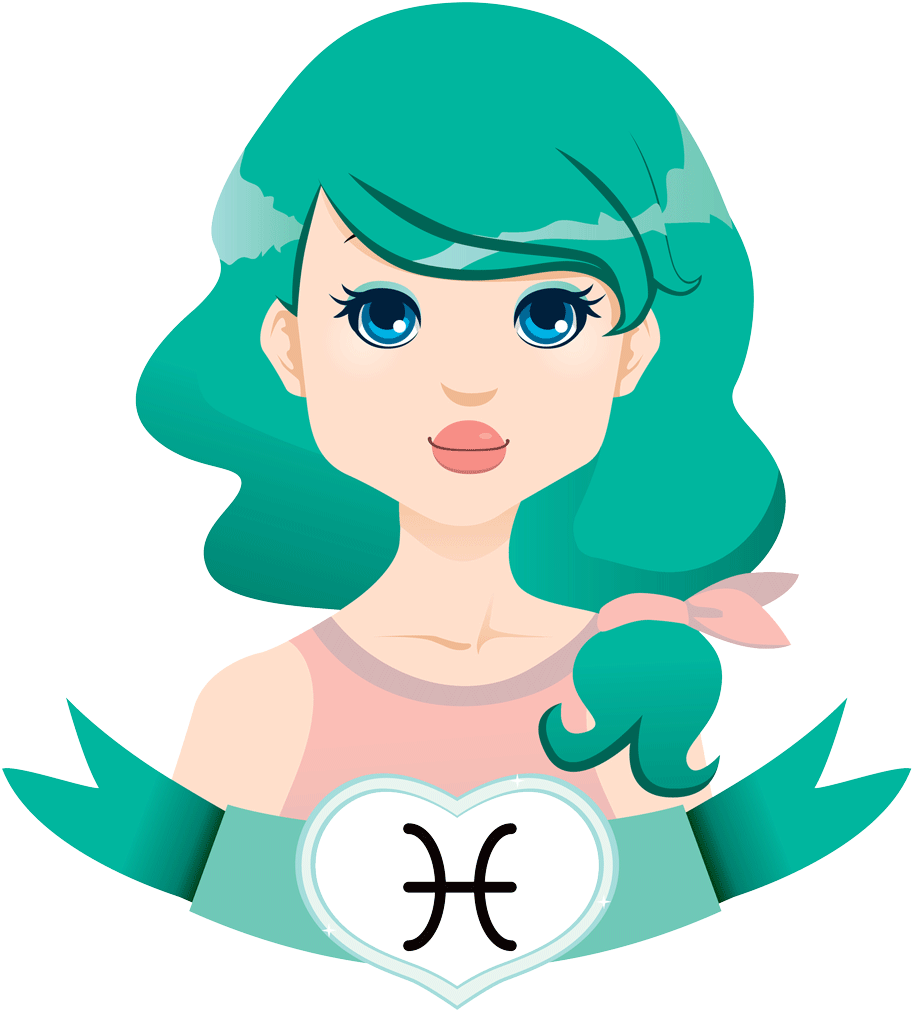 Pisces Clipart Astrological Sign - Water Element Zodiac (950x1027)