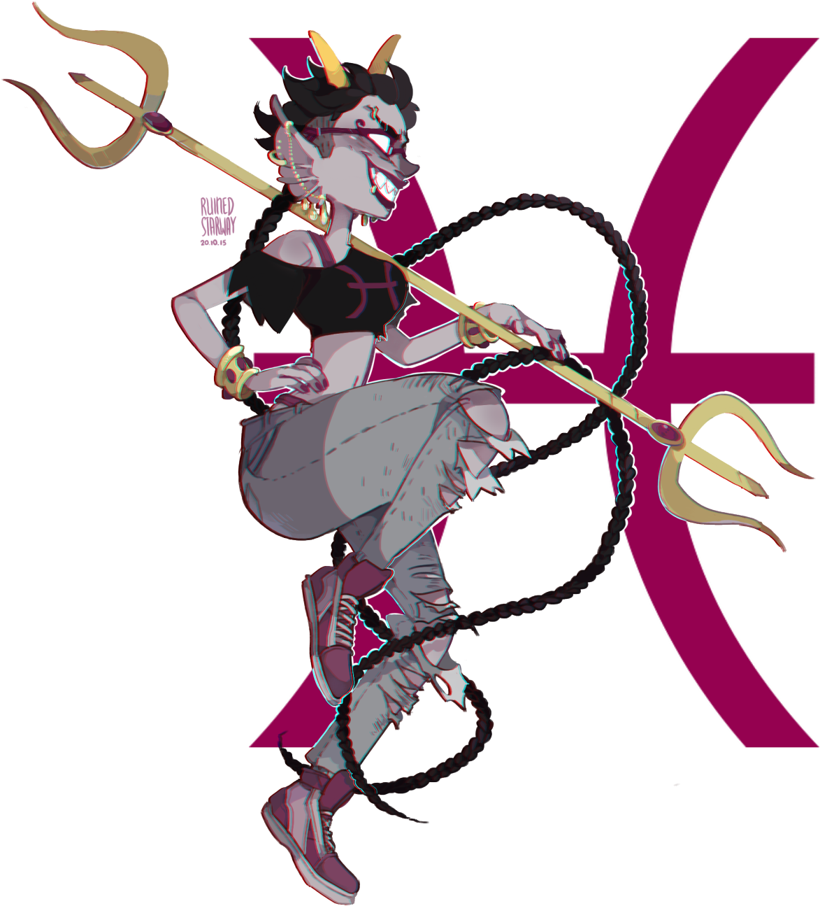 Hiveswap Aries Transprent Png - Homestuck Piscis.