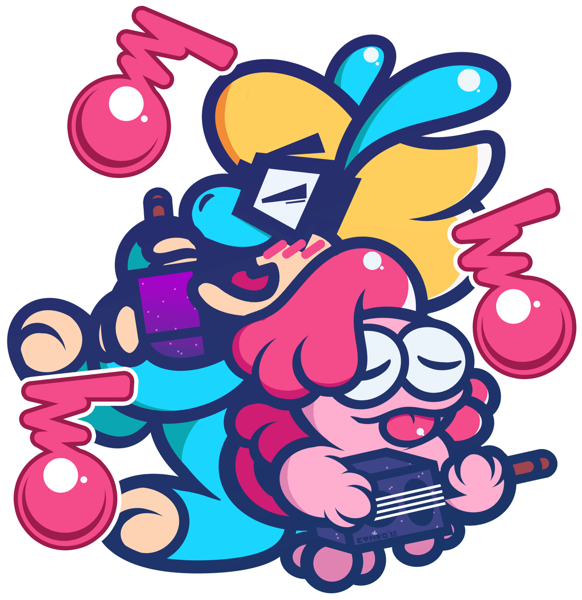 Robot Rumpus @commissions On Twitter - Cartoon (1200x1200)