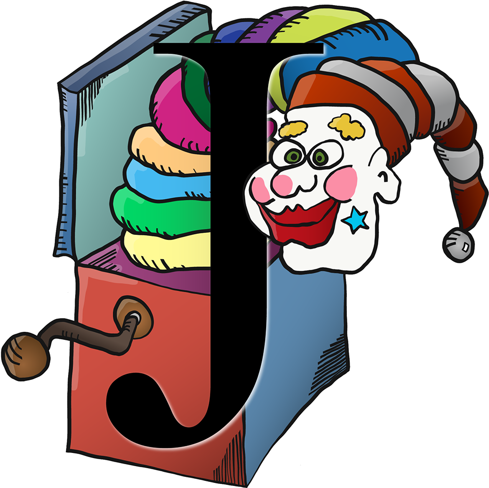 Jack In The Box ''j'' With Letter - Jack In The Box ''j'' With Letter (963x962)