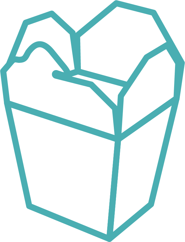 Food Boxes And Trays - Noodle Street Food Packaging (611x801)