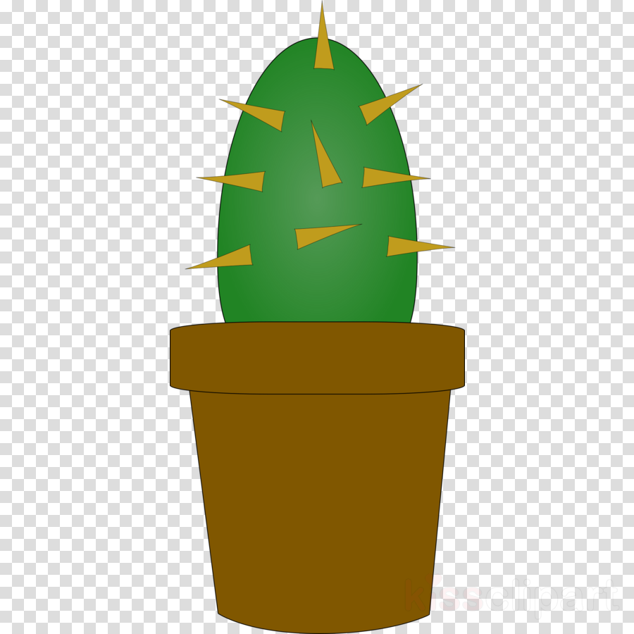 Prickly Clipart Cactus Clip Art - Coffee Bean Black White Png (900x900)