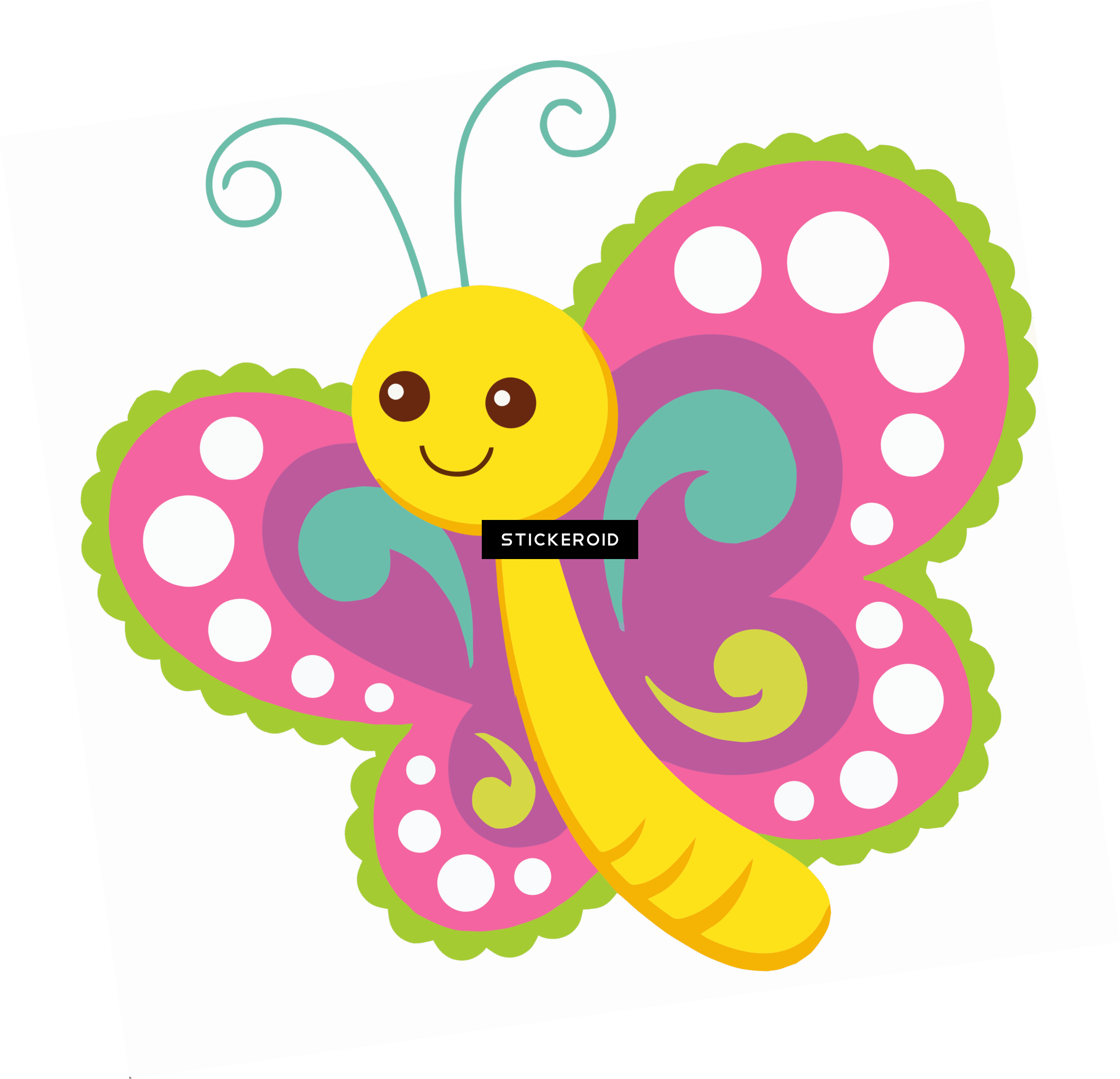 More Less - Butterfly Drawing Cartoon (2578x2484)