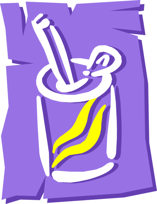 Vector Illustration Of Soda Pop Soft Drink Refreshment - Vector Illustration Of Soda Pop Soft Drink Refreshment (538x700)