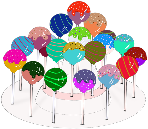 Cake Pops By Desirousdreamer - Illustration (1032x774)