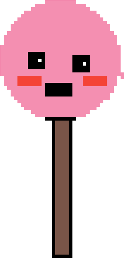 Cute Cake Pop - Cartoon (1200x1200)