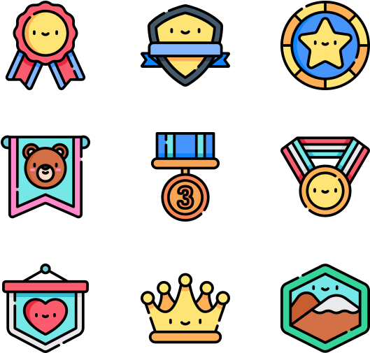 Rewards And Badges - Sales Icon (600x564)