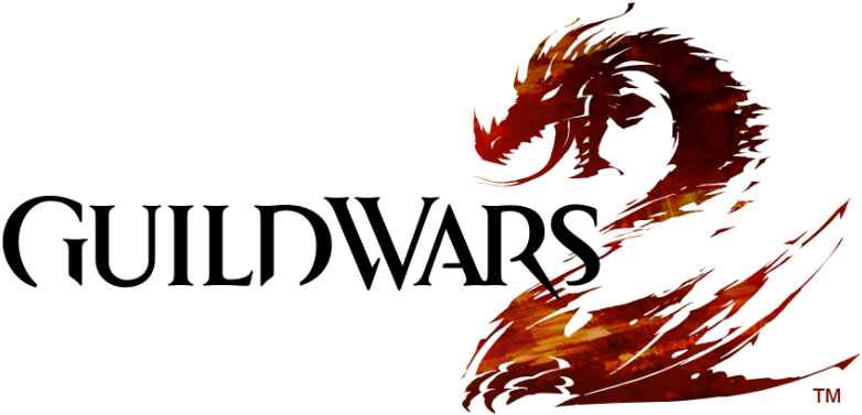 Gw2 Transparent Chat Box - Guild Wars 2 Logo Png (800x391)