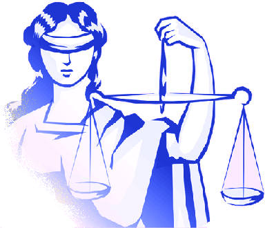 Services Of The Private Notary - Lady Justice Cross Stitch (400x329)