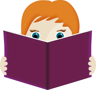 Reading Sarah Clip Art, Reading, Word Reading, Reading - Cartoon (387x362)