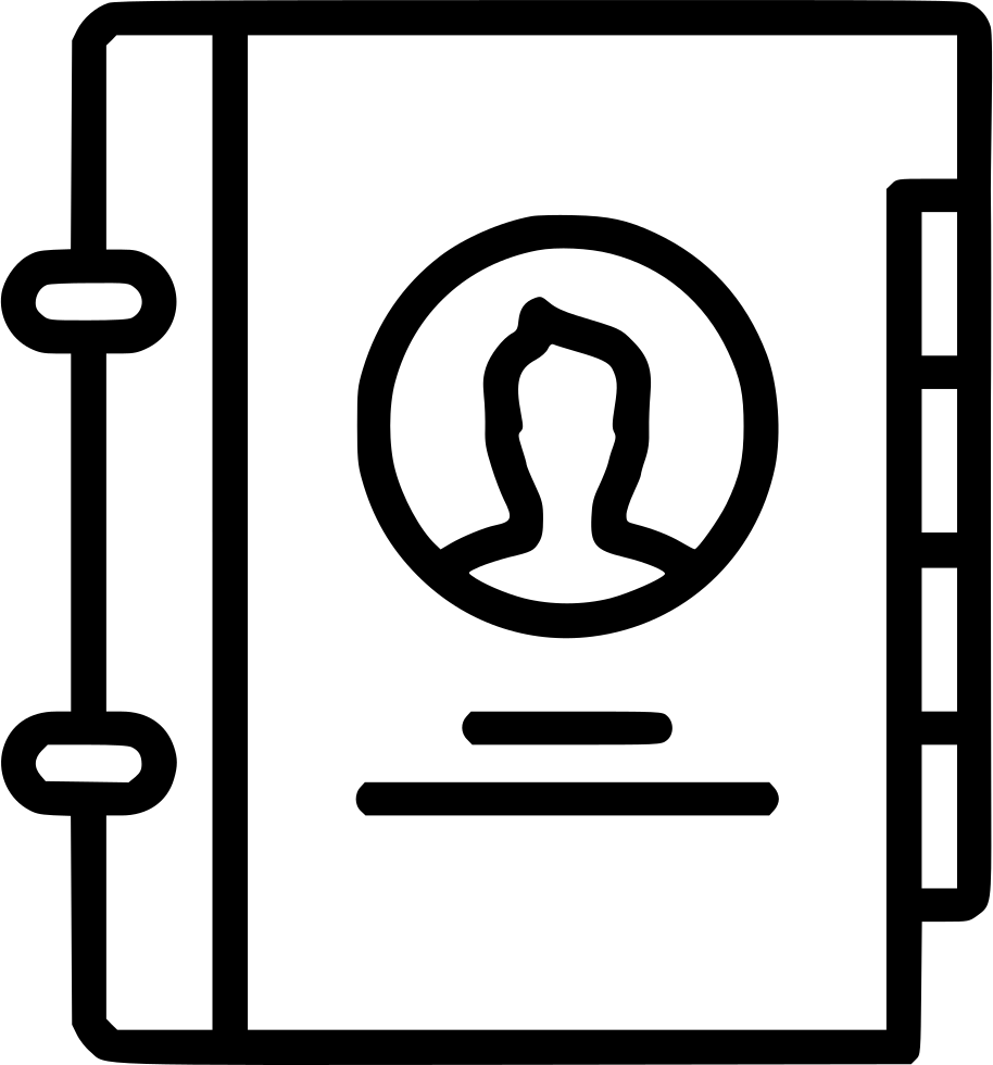 Label Folder Phone Book Contacts Documents Comments - Label Folder Phone Book Contacts Documents Comments (914x980)