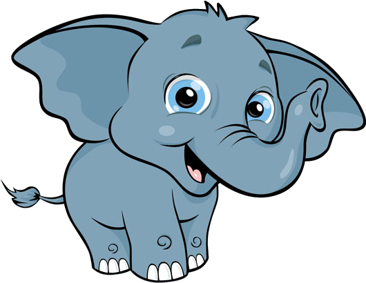 Dibujos De Elefantes, Manualidades, Animales Hermosos, - Elephant Clipart (568x452)