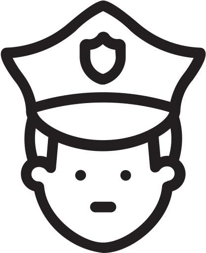 Police, Swat Icon - Policeman Icon Png White (512x512)