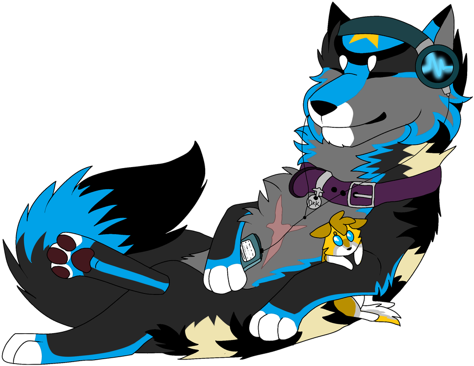 Original Dementedstar Relaxed By Dementedstarthewolf - Illustration (1025x779)