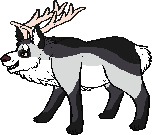 Elk Dog Adopt [sold] By Chexadopt - Cartoon (492x440)