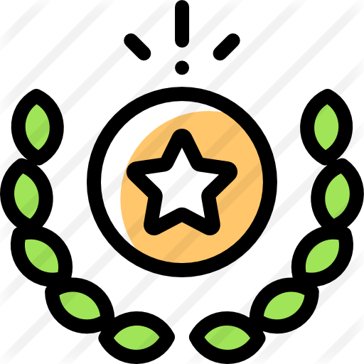 Laurel Wreath Free Icon - Reddit Gold Icon (512x512)