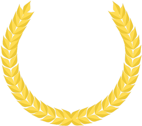 Golden Clipart Laurel Wreath - Transparent Golden Laurel Png (640x480)
