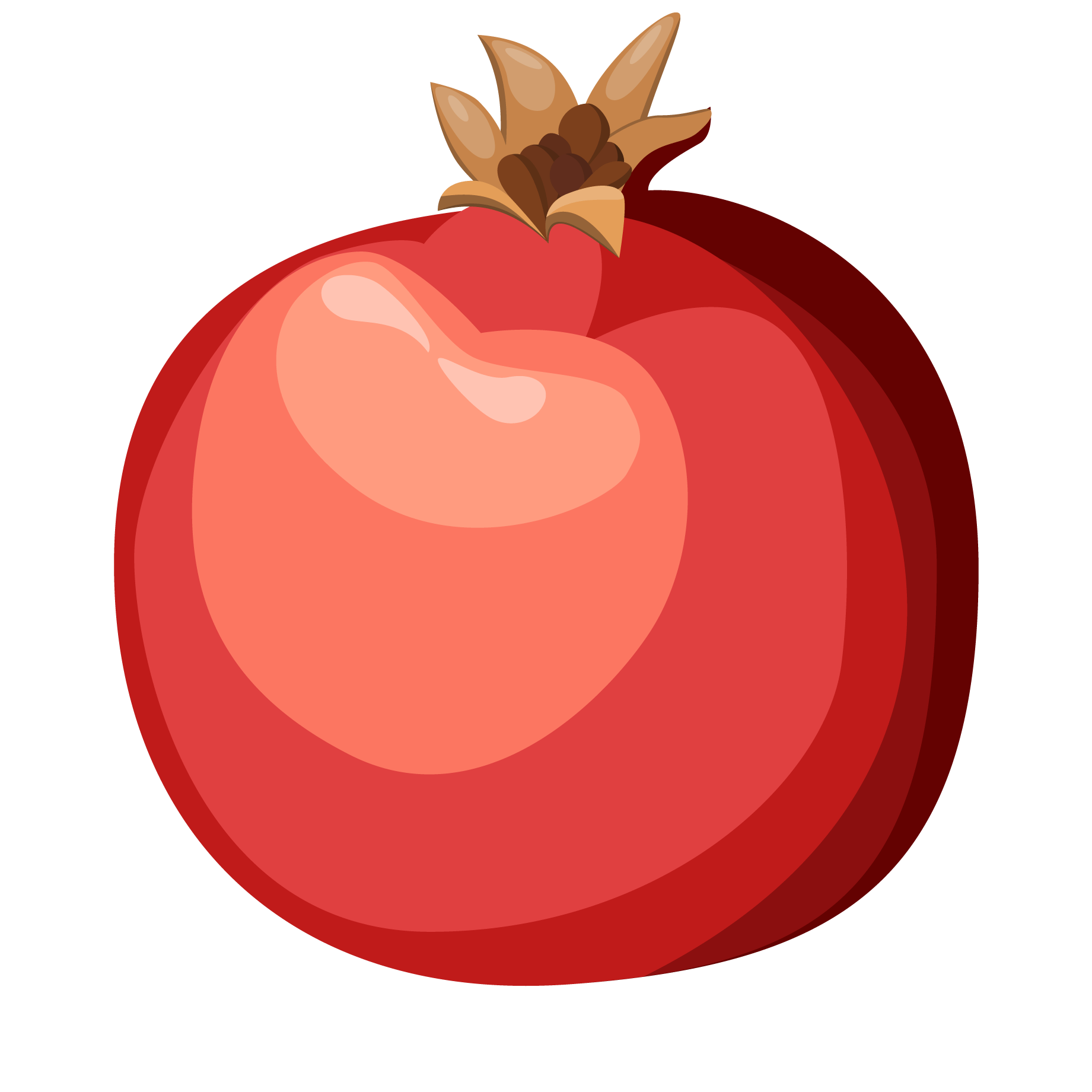 Pomegranate-icon - Illustration (2000x2000)