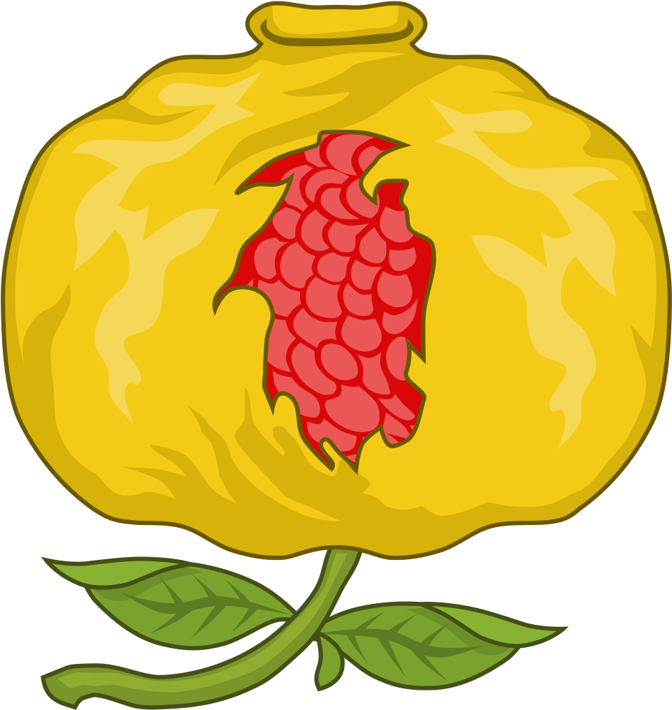 Pomegranate Badge Of Mary I - Royal Badges Of England (1024x1024)