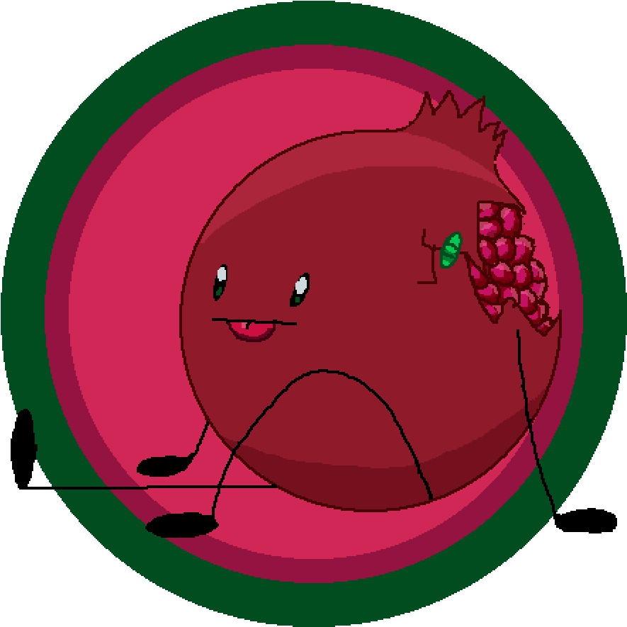 Lil Pomegranate Dude - Black Widow Records (1000x1000)