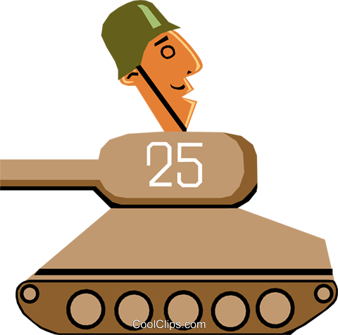Tank Royalty Free Vector Clip Art Illustration - Tank (480x476)