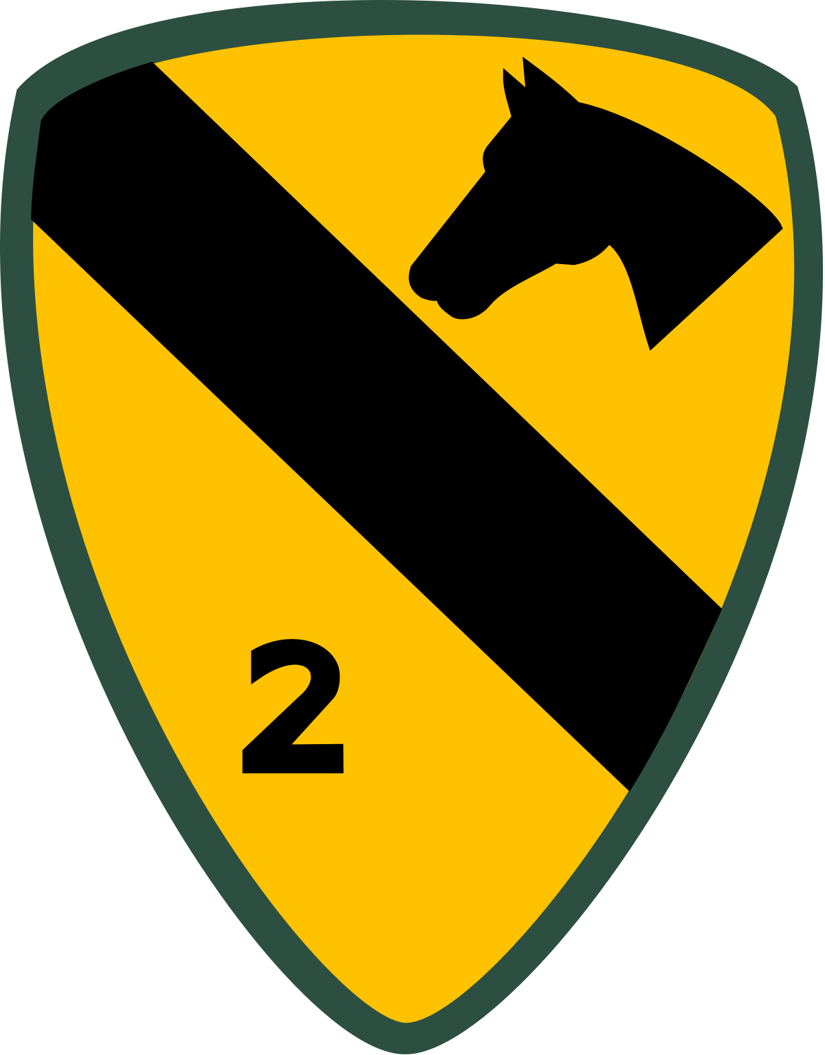 1st Cavalry Cross Clipart - 1st Cavalry Division Patch (1200x1534)