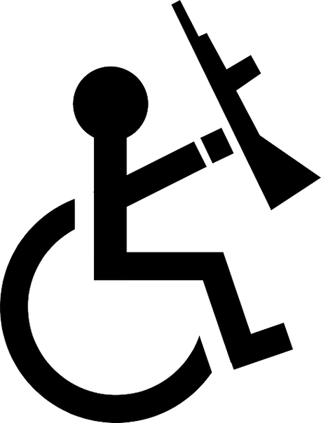 Clipart Handicap Gratuit - Accion Mutante (458x604)