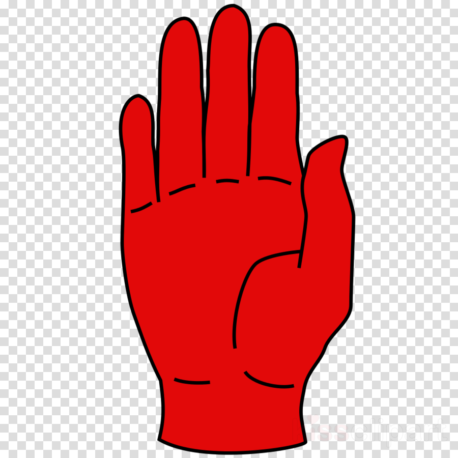 Main Héraldique Clipart Northern Ireland Red Hand Of - James Harden Face Png (900x900)