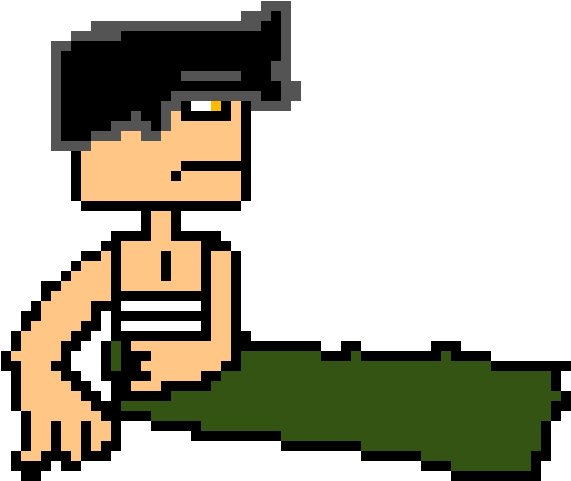 Injured Anubis Human Ver - Cartoon (600x520)