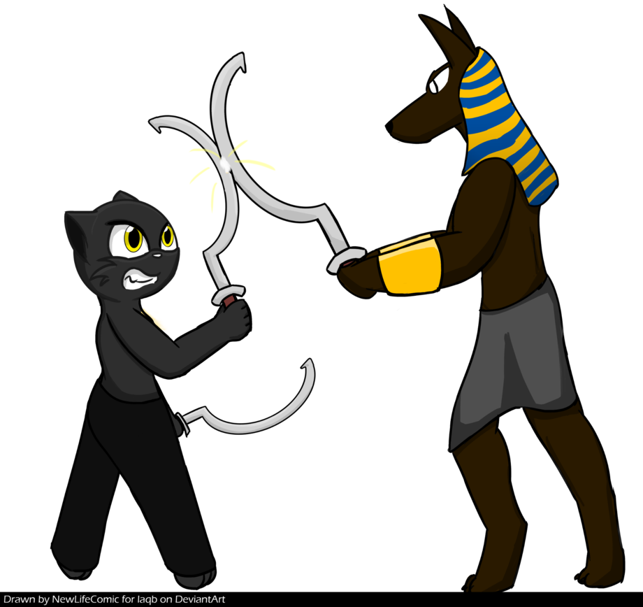 920 X 868 18 - Bastet Vs Anubis (920x868)