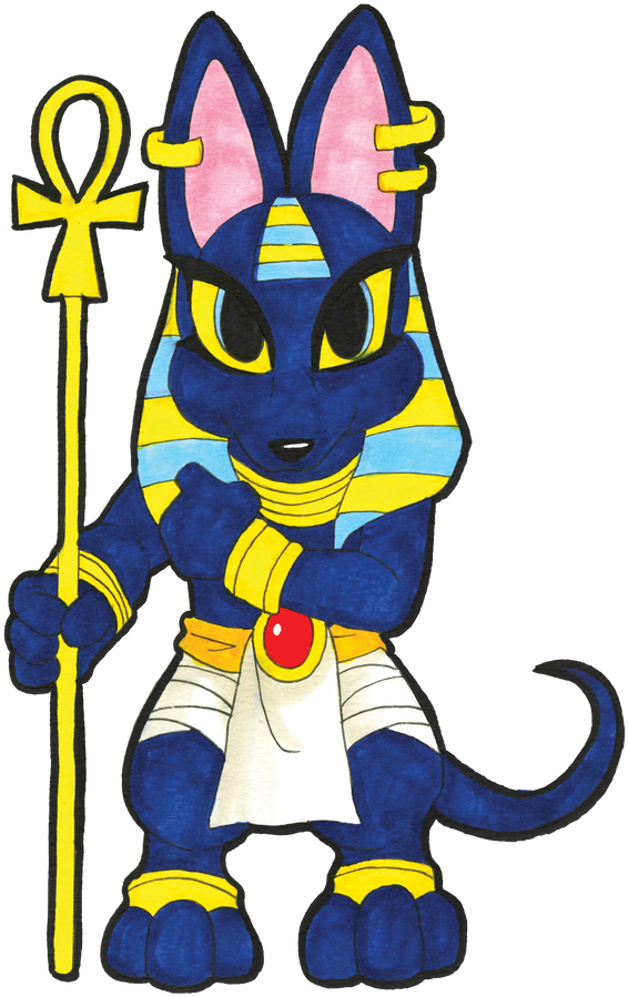 1 Anubis - - - By Manicfool - - Anubis Cartoon Png (822x972)
