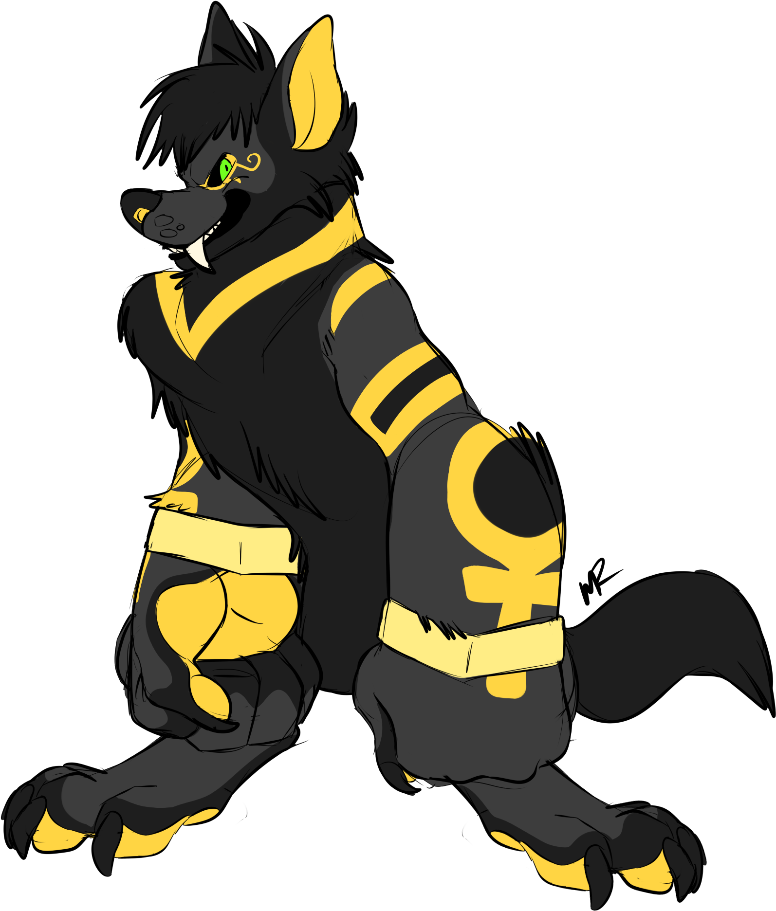 [c] - Monster Anubis - By Melissar1 - Illustration (1734x1978)