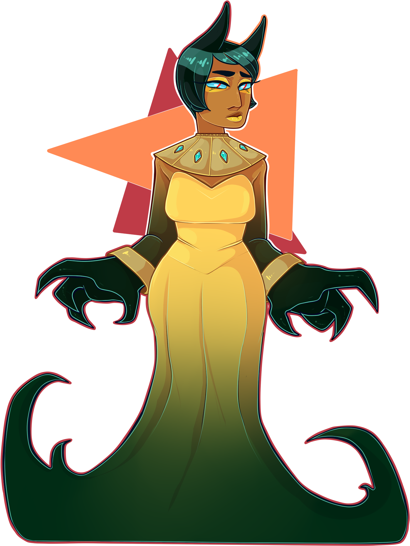 Anubis Gal - Illustration (1454x1919)