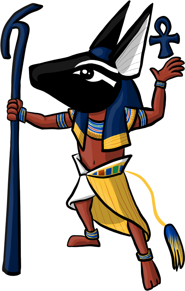 Anubis Chibi By Mortimermcmirestinks - Cartoon (667x1000)