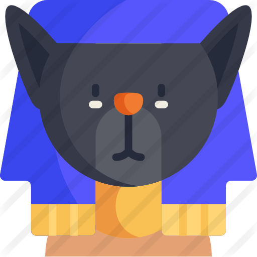 Anubis Free Icon - Black Cat (512x512)